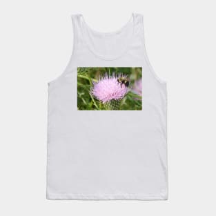 Bee on a Thistle Tank Top